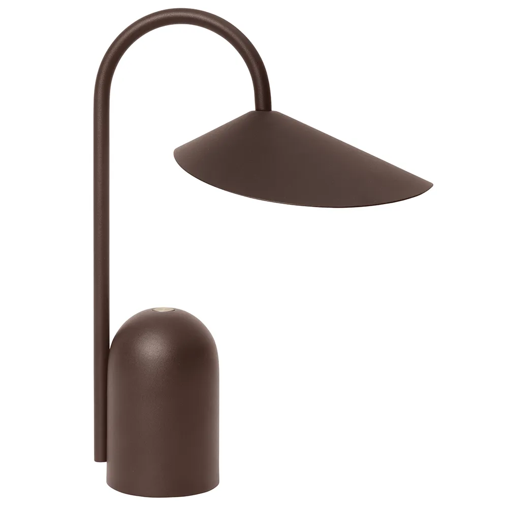 Ferm Living, Arum Portable Lamp Dark Chocolate