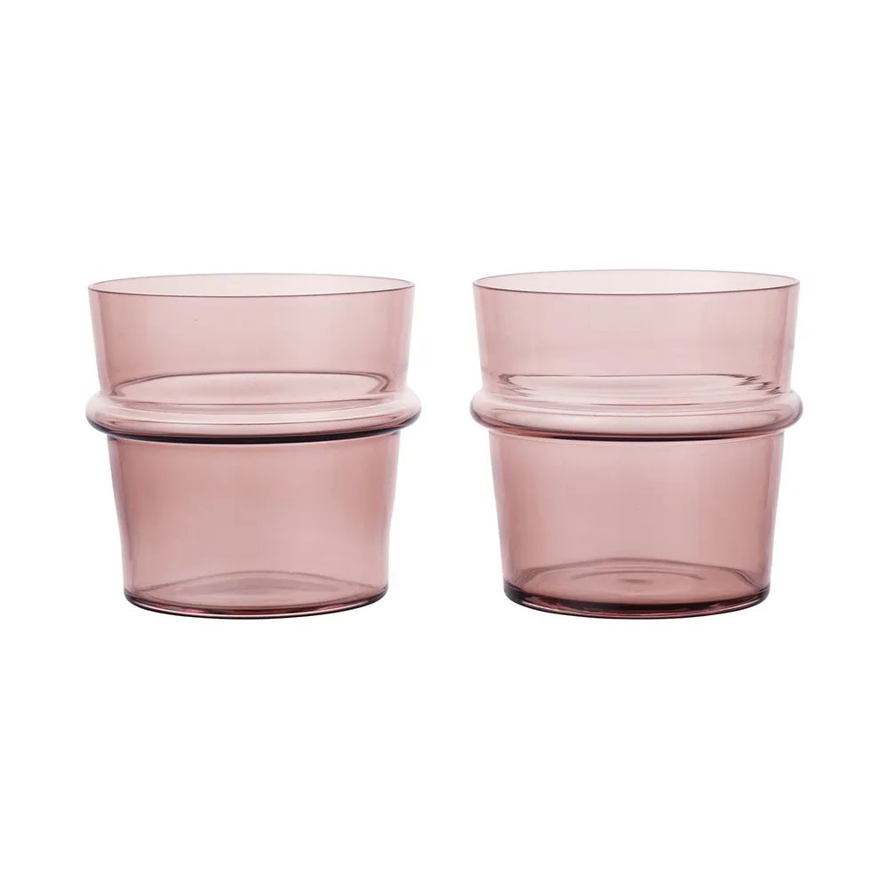 Ferm Living, Boya Matala juomalasi 2 kpl - Mauve