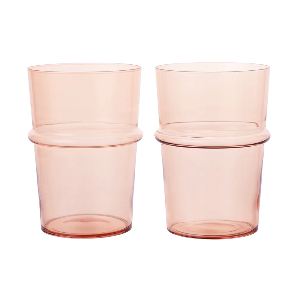 Ferm Living, Boya Juomalasi 2 kpl - Blush