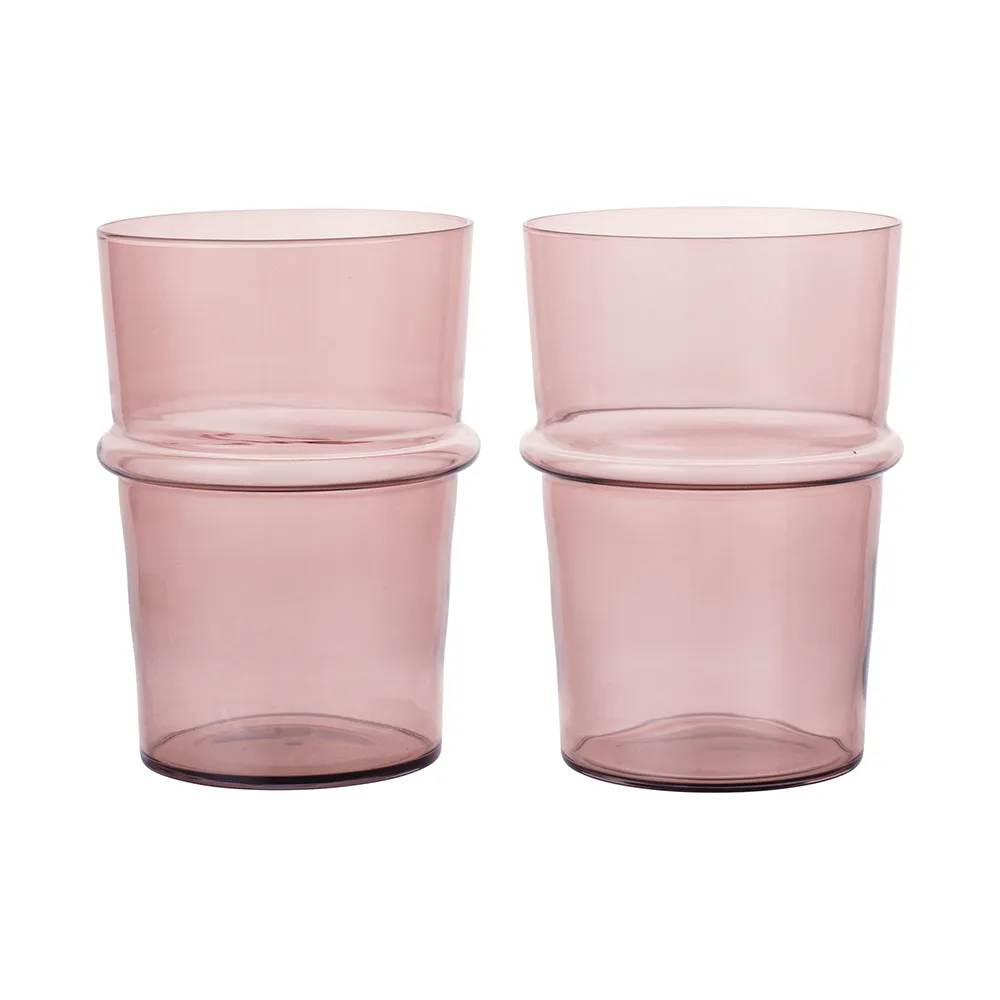 Ferm Living, Boya Juomalasi 2 kpl - Mauve