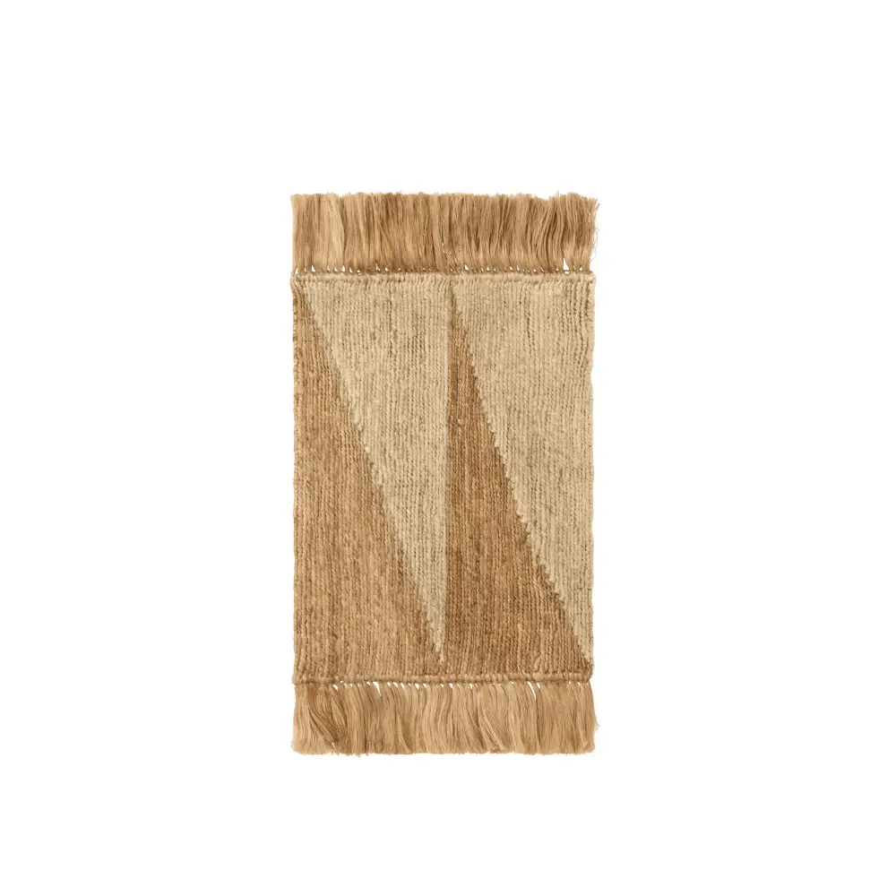 Ferm Living, Studie-matto 50 x 70 cm - Luonnonvärinen/Luonnonvalkoinen