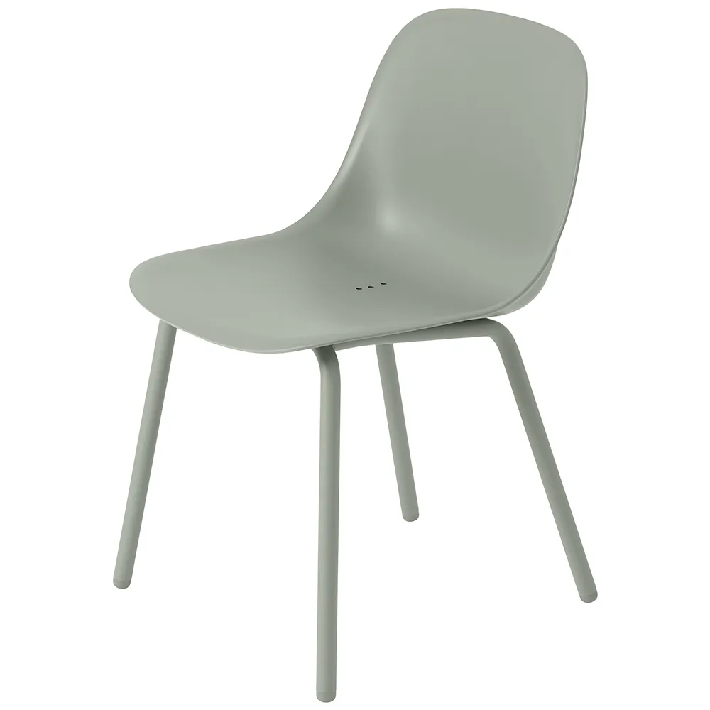 Muuto, Fiber Outdoor Ruokailutuoli Dusty Green
