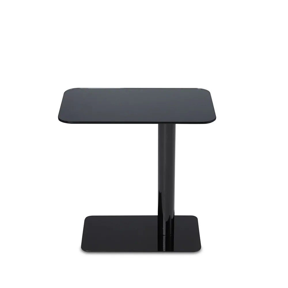 Tom Dixon Flash sivupöytä 30x50 cm Musta peililasi-musta jalusta