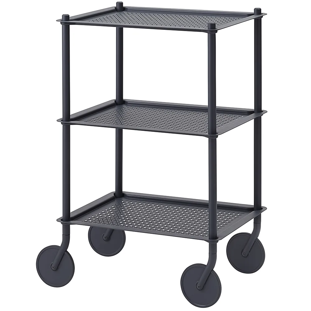 Muuto, Flow Tarjoiluvaunu 3 kerrosta Blue-Grey