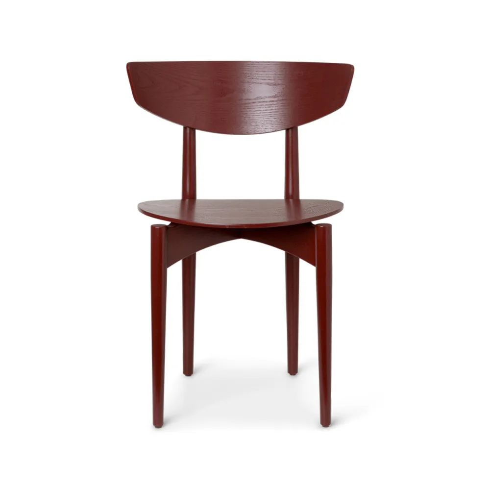 Ferm Living Herman Tuoli Red brown, punaruskeat saarnijalat