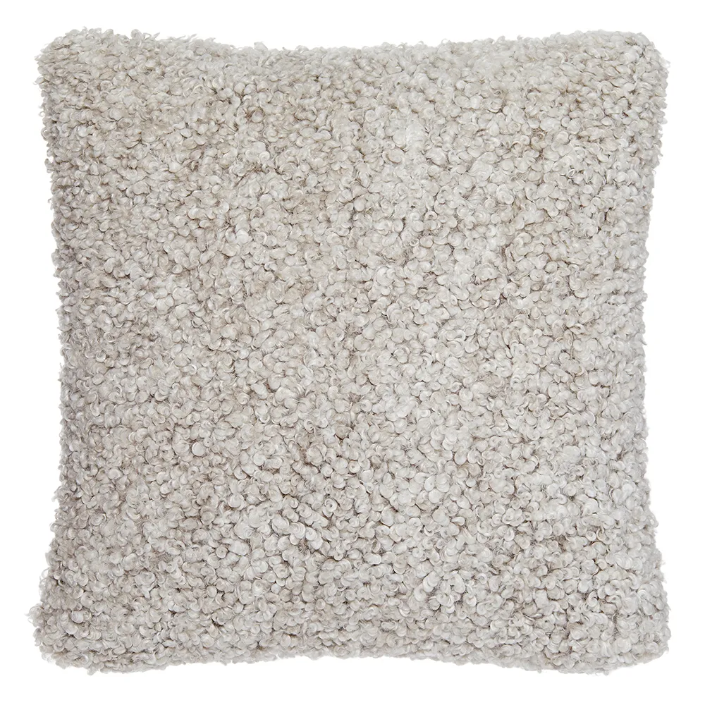Skinnwille, Lumme koristetyyny 45x45 cm Sand