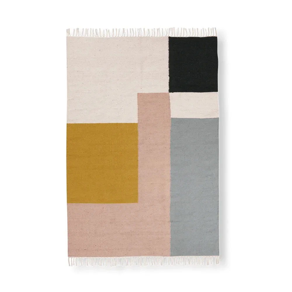 Ferm Living, Kelim Rug Large - Squares