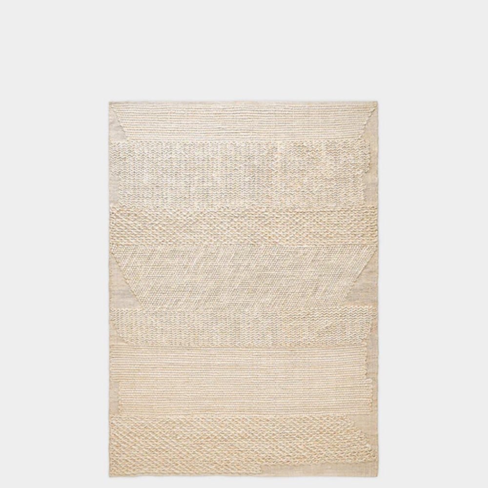 Tom Dixon, Knotty matto valkoinen 170 x 240 cm