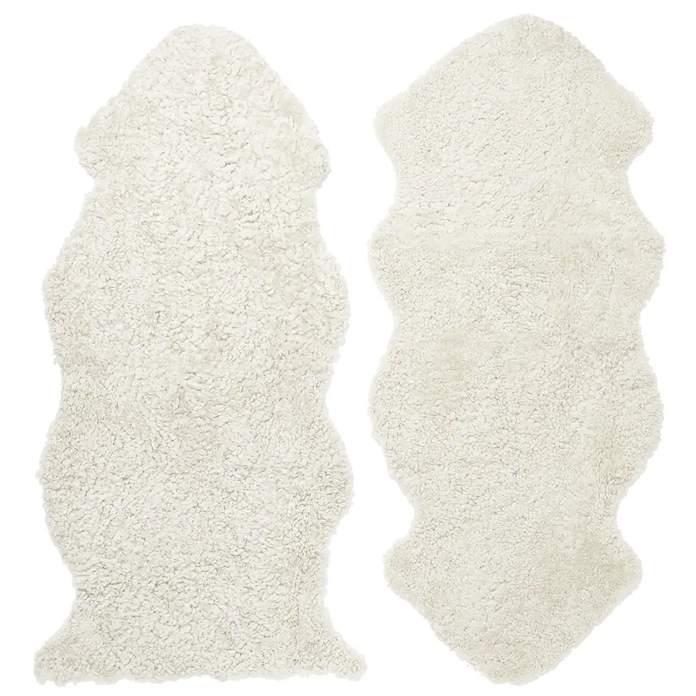 Skinnwille, Curly lampaannahka 1,5 Beige Moonlight