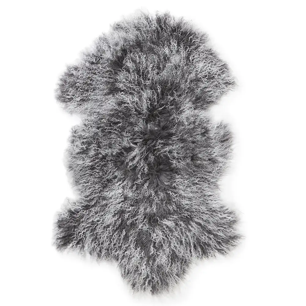 Skinnwille, Shansi Lampaannahka 55x95 cm Grey Snowtop