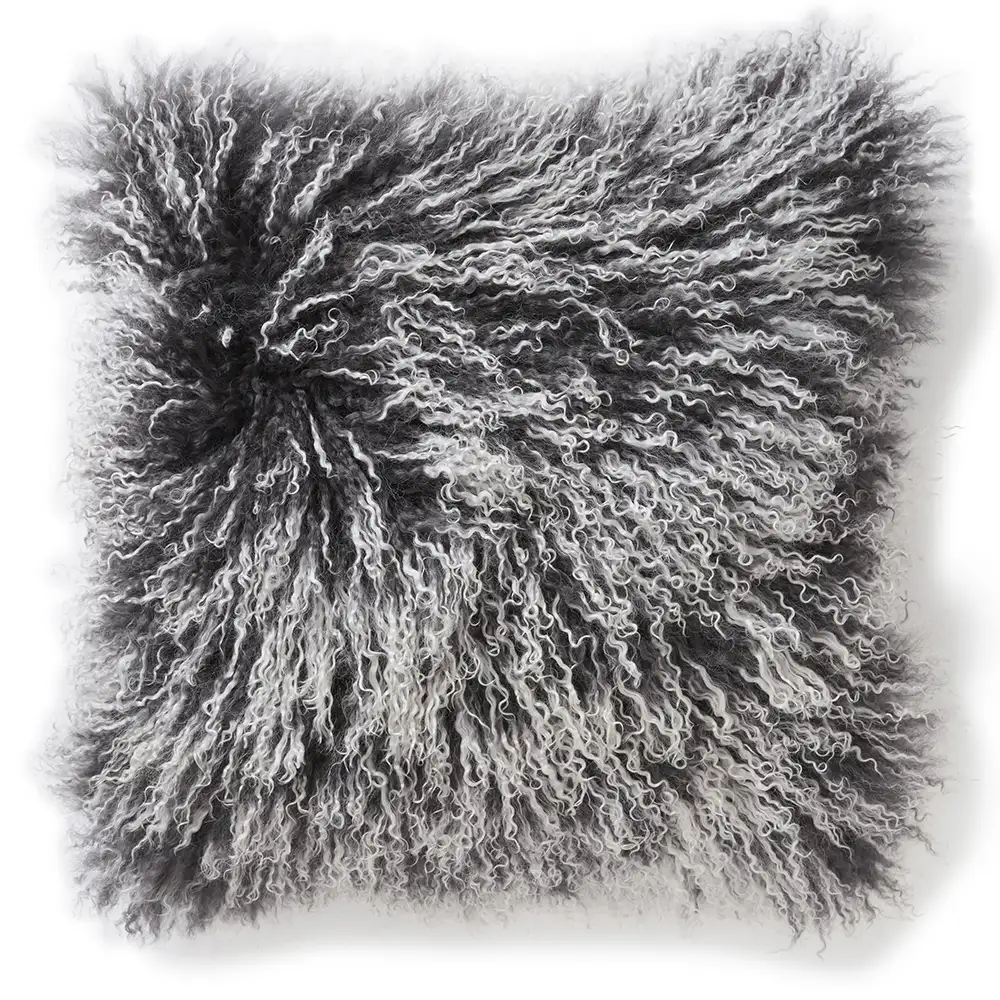 Skinnwille, Shansi Tyynyliina 40x40 cm Grey Snowtip