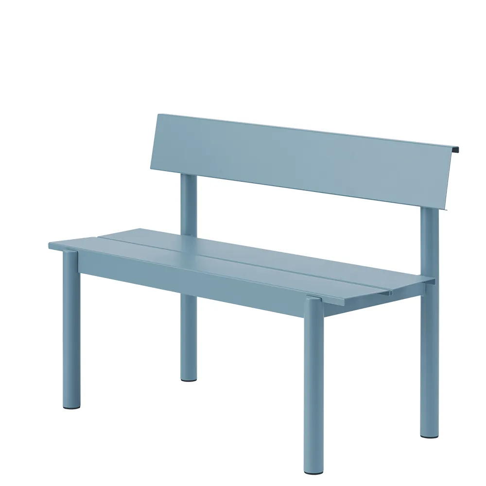 Muuto, Teräspenkki 110cm Linear Steel Pale Blue