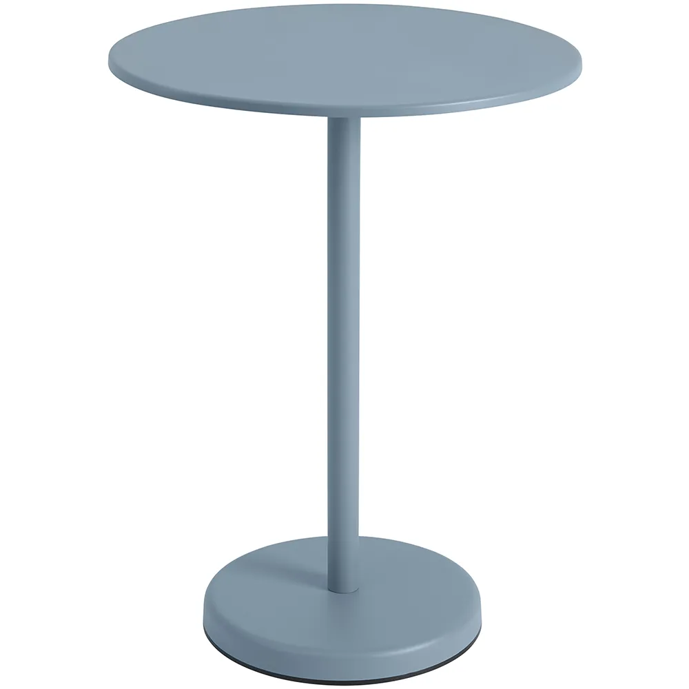 Muuto, Linear Steel Baaripöytä Ø70 h: 95 cm Pale Blue