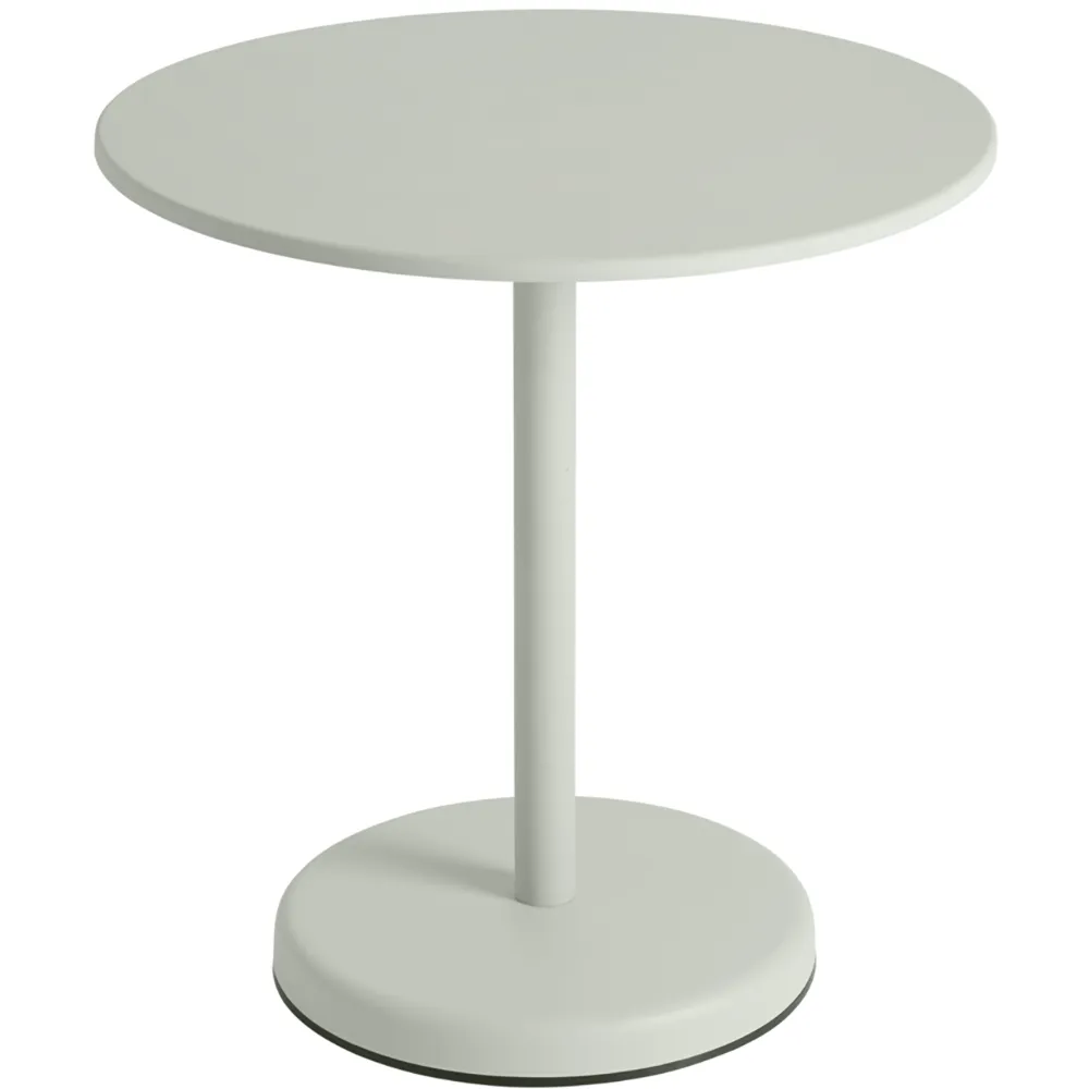 Muuto, Linear Steel Bistropöytä Ø70 cm Grey