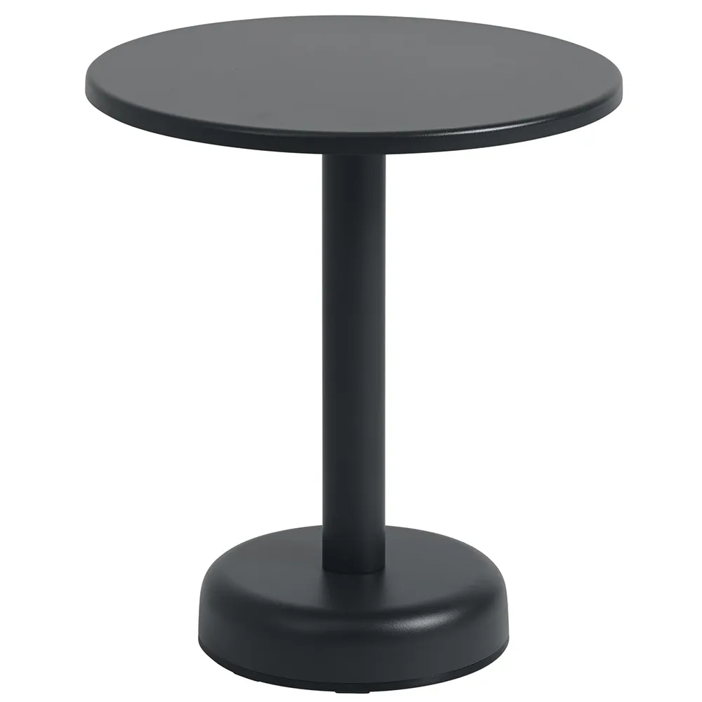 Muuto, Linear Steel Sohvapöytä Ø42 cm Anthracite Black