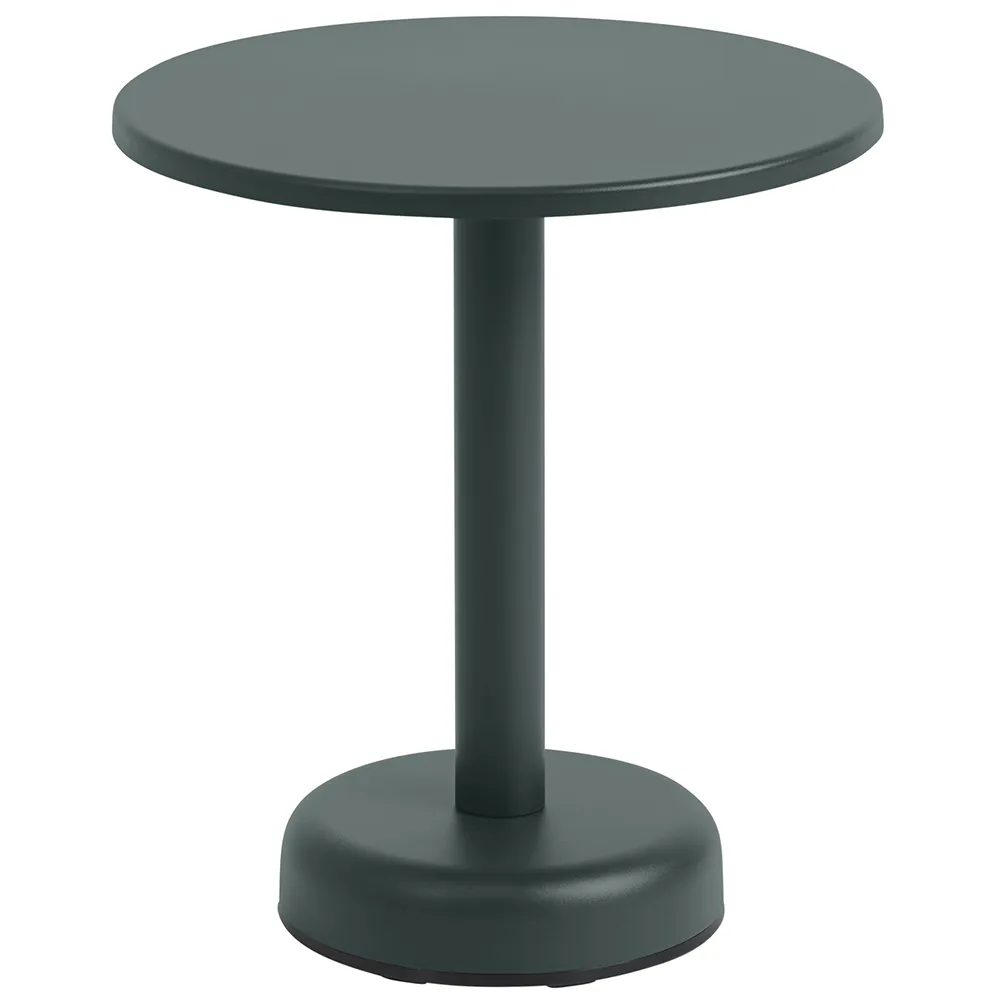 Muuto, Linear Steel Sohvapöytä Ø42 cm Dark Green