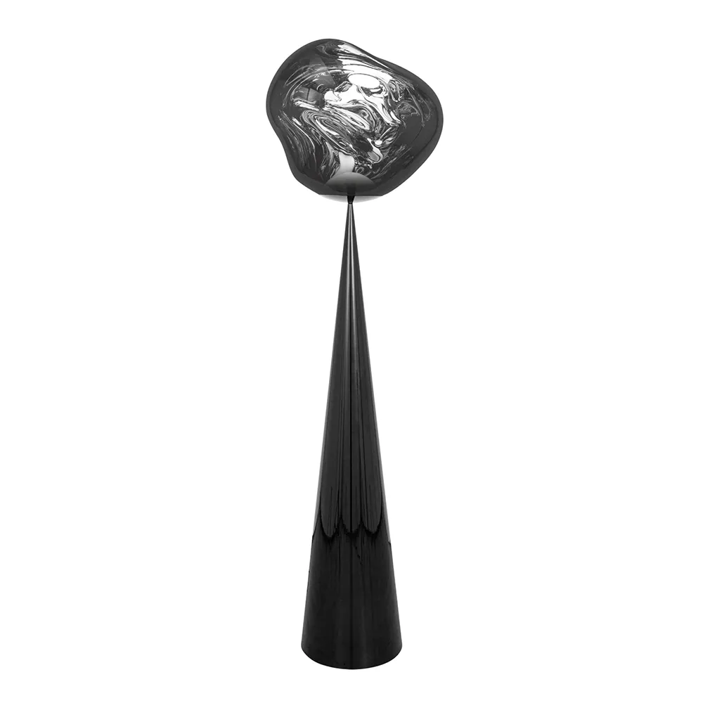 Tom Dixon, Melt Cone Fat Lattiavalaisin Silver LED