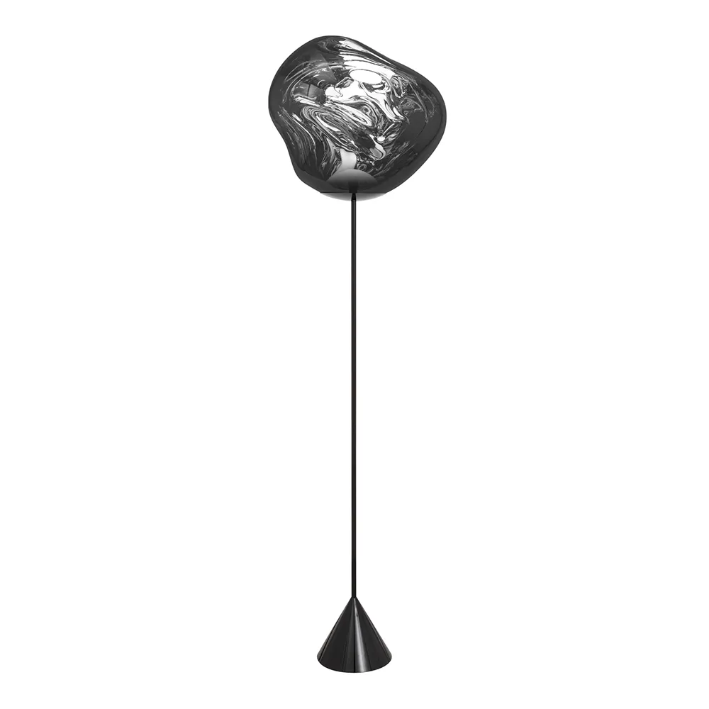 Tom Dixon, Melt Cone Slim Lattiavalaisin Silver LED