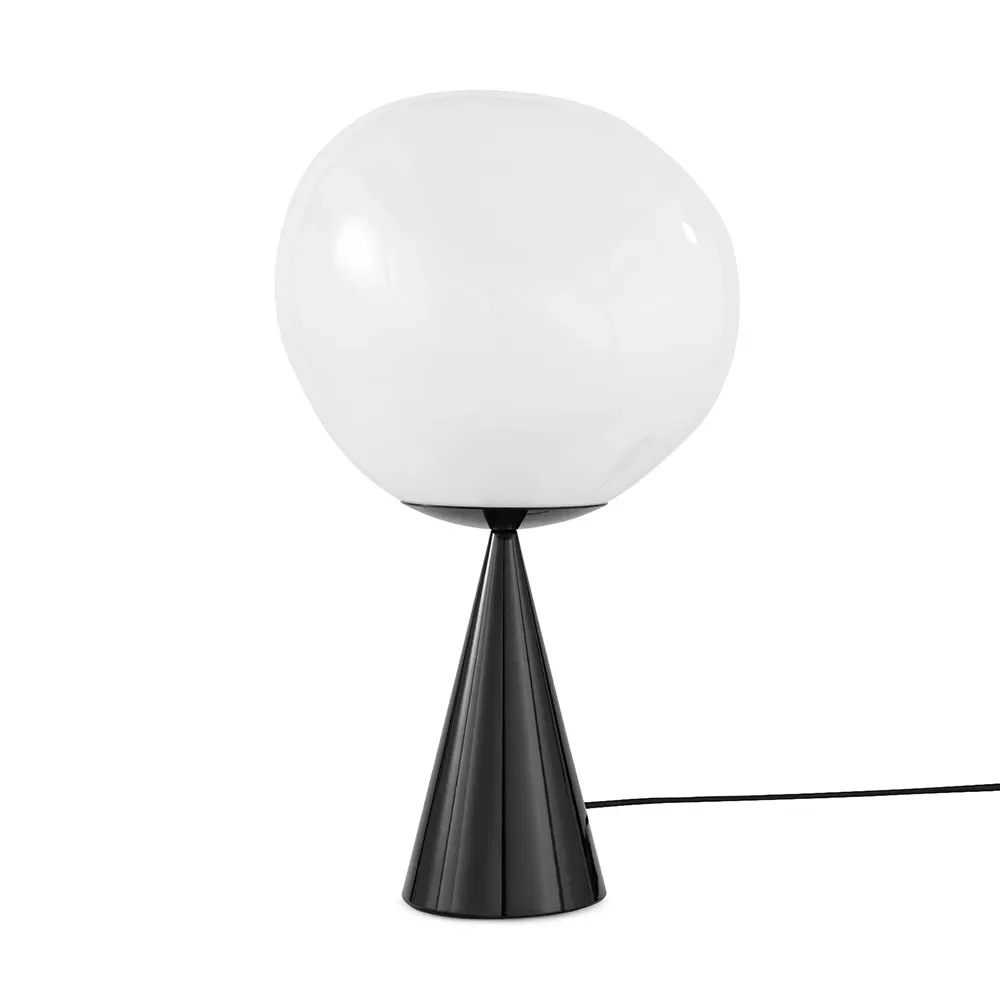 Tom Dixon, Melt Pöytälamppu Opal/Black LED