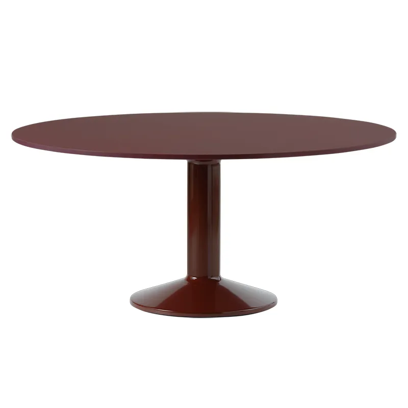 Muuto, Midst ruokapöytä 160 cm - Dark Red Linoleum Dark Red
