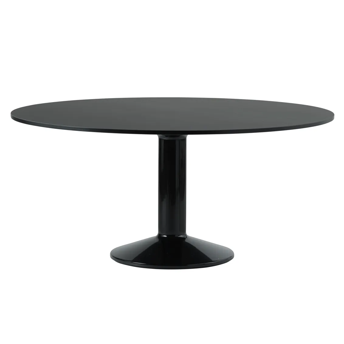 Muuto, Midst ruokapöytä 160 cm - Black Linoleum Black