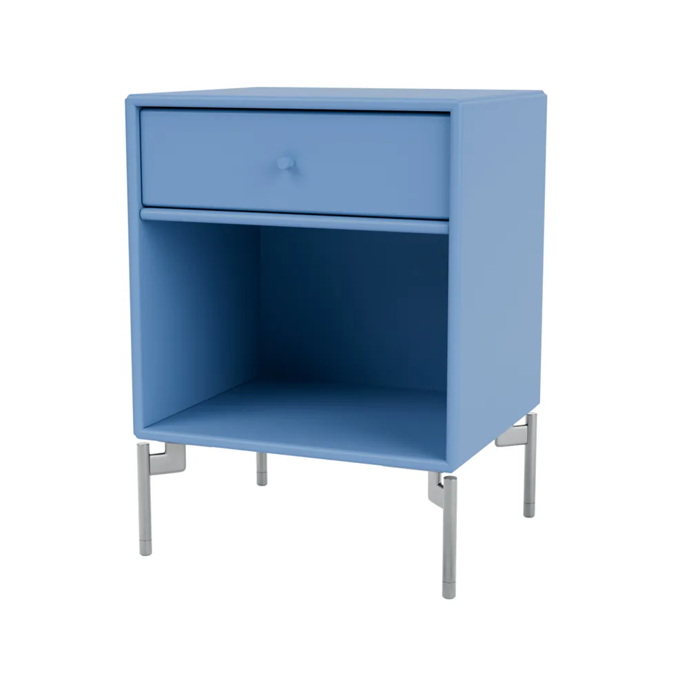 Montana Dream yöpöytä Azure 154, kromijalat