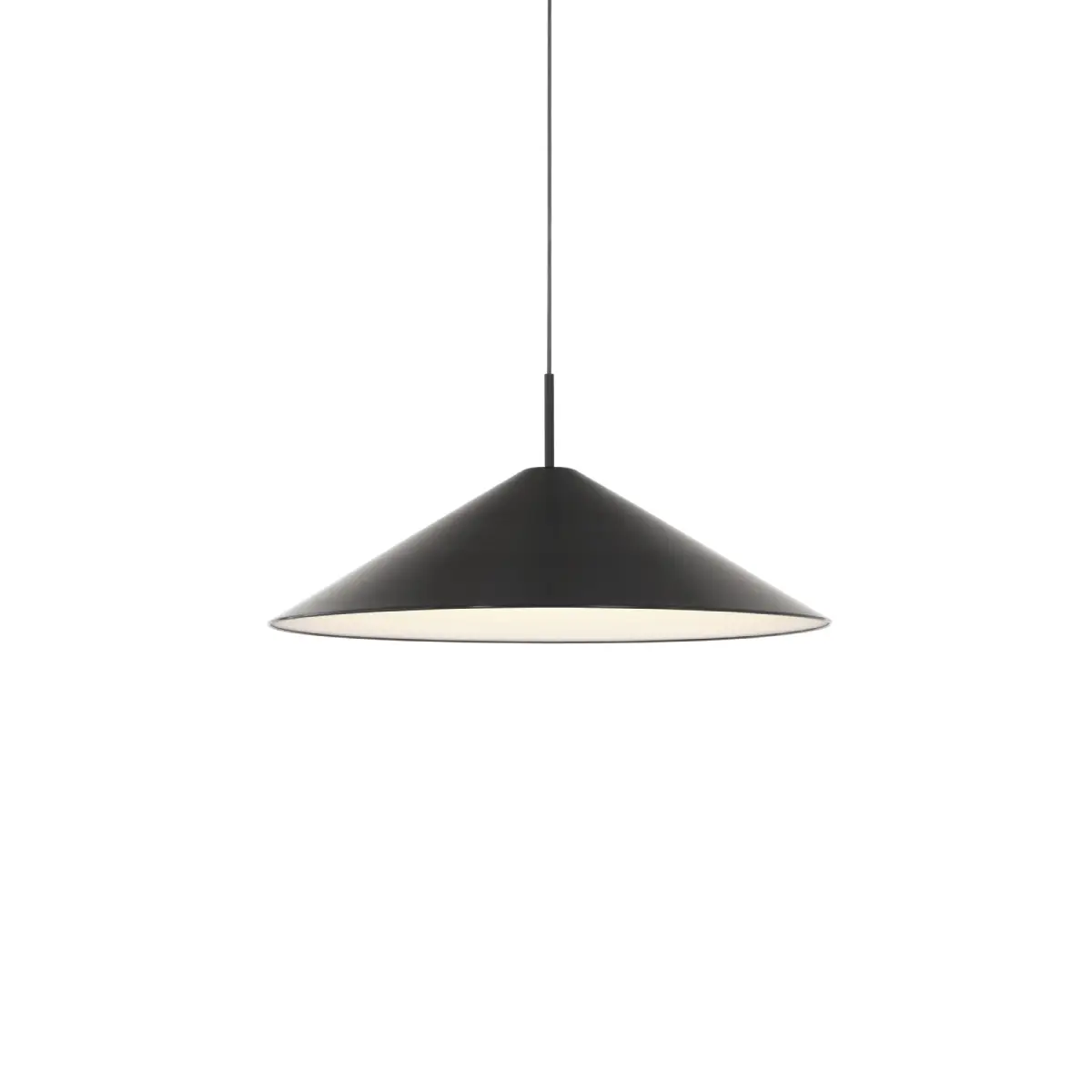 New Works, Brolly Riippuvalaisin Ø70 Musta Anodisoitu Alumiini