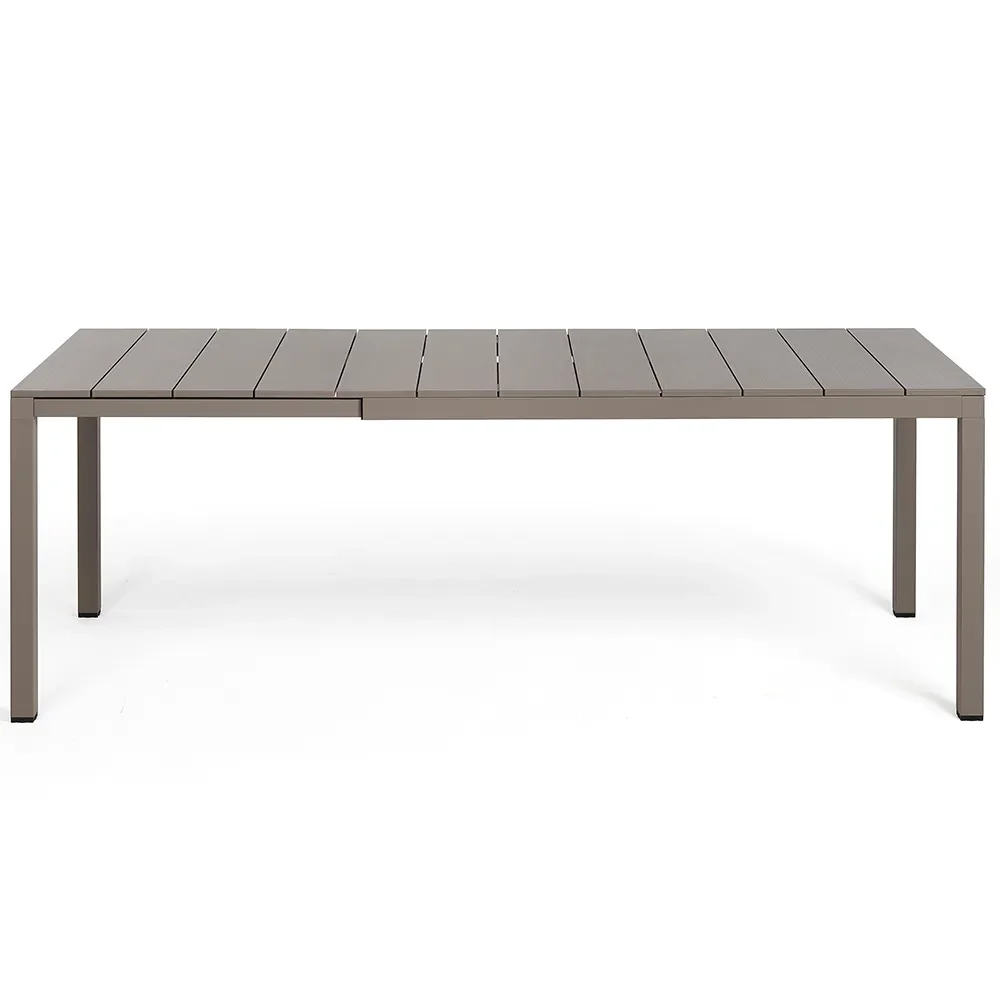 Nardi, Rio Alu Ruokapöytä 140//210x85 cm Tortora
