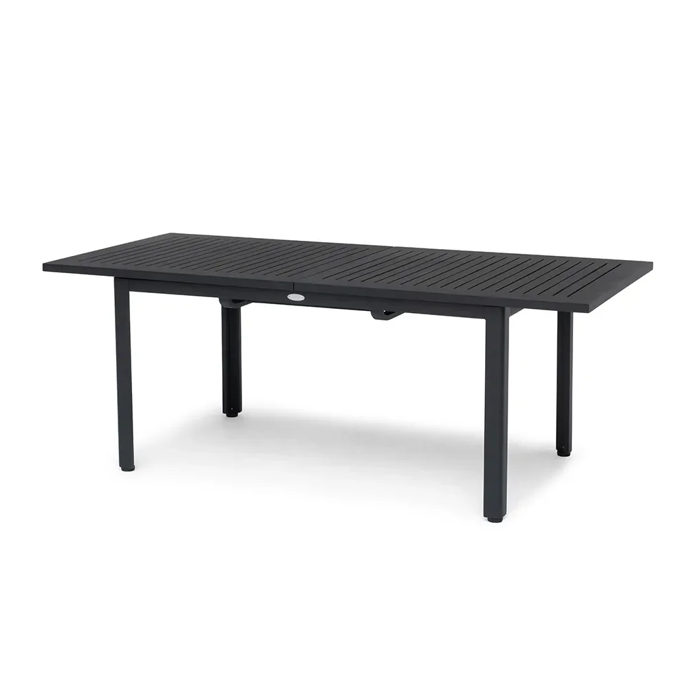 Hillerstorp, Nydala Ruokapöytä 96x200/280 cm Musta