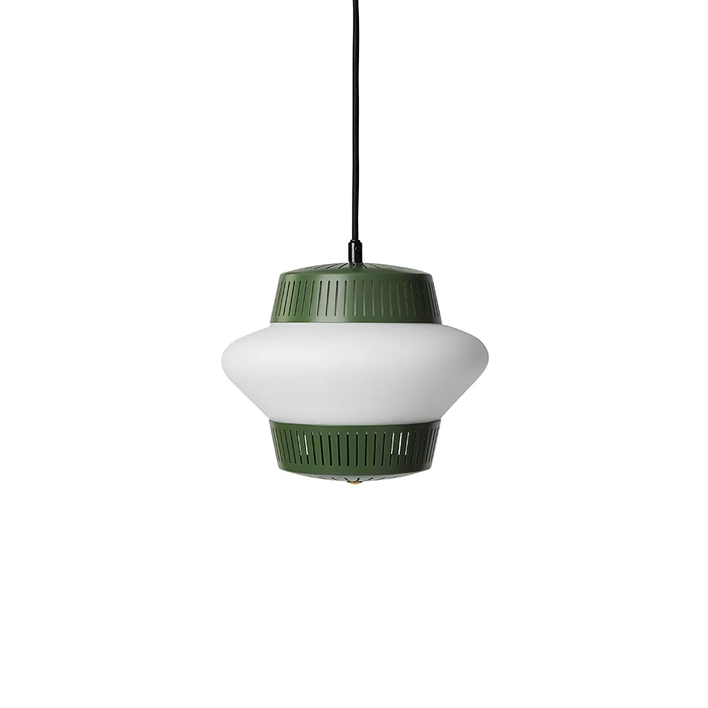 Warm Nordic Opal Arch -riippuvalaisin Pine green, hiekkapuhallettu opaali