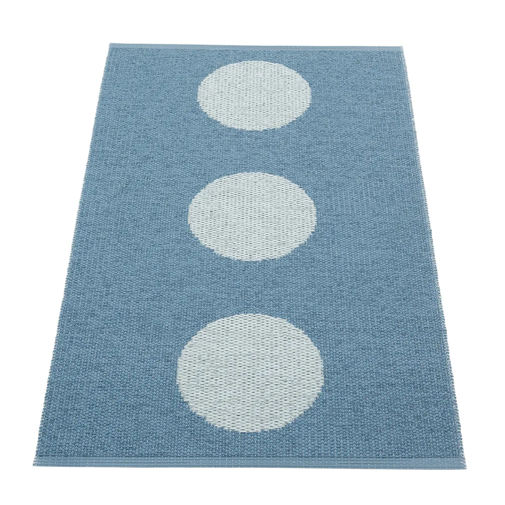 Pappelina, Vera Pop matto River Blue/Blue Fog 70 x 120cm