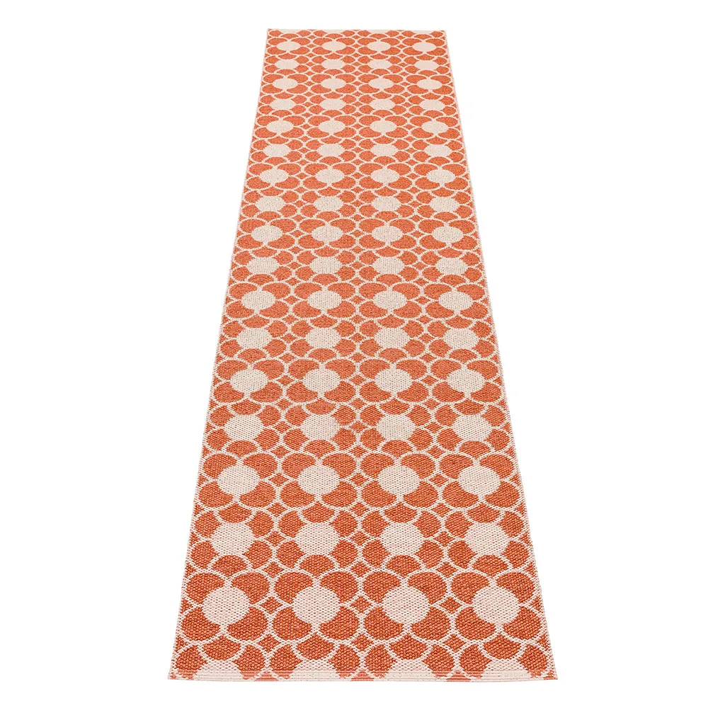 Pappelina, Anya matto Brick/Pearl Pink 70 x 300 cm