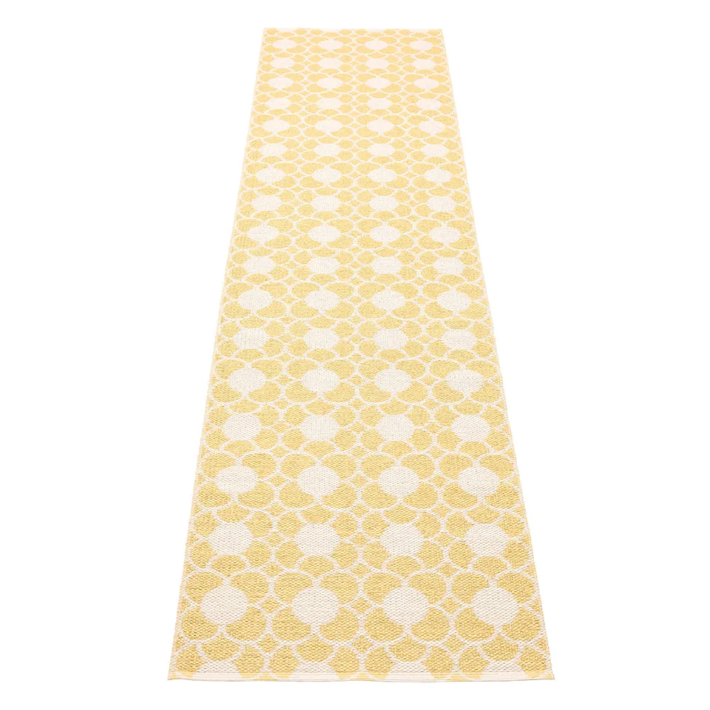 Pappelina, Anya matto Pale Yellow/Vanilla 70 x 300 cm