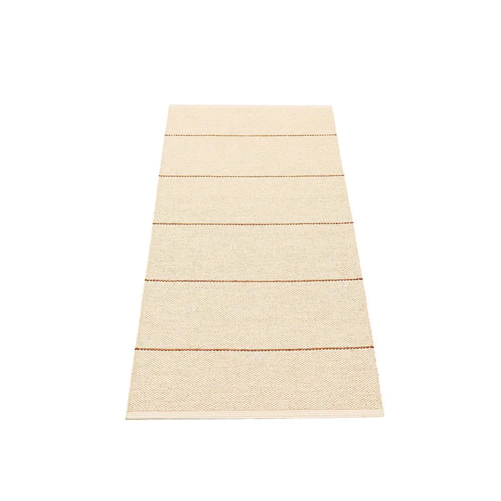 Pappelina, Lea matto Beige/Rust/Vanilla 70 x 150 cm