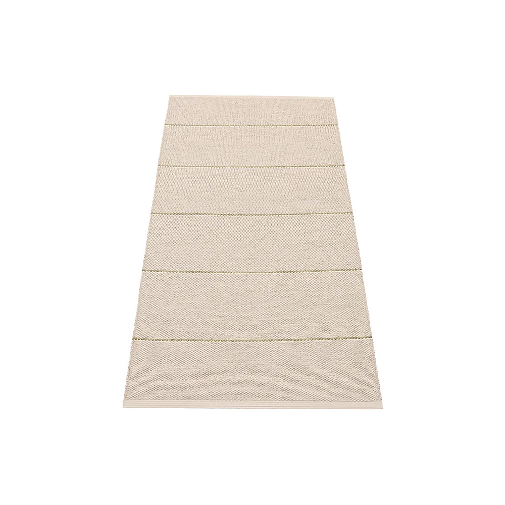 Pappelina, Lea matto Linen/Pine/Vanilla 70 x 150 cm