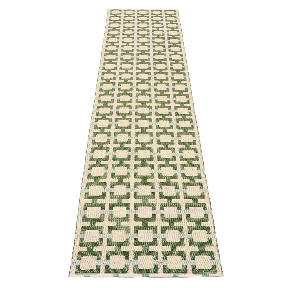 Pappelina, Tom matto Leaf/Cream/sage 70 x 300 cm