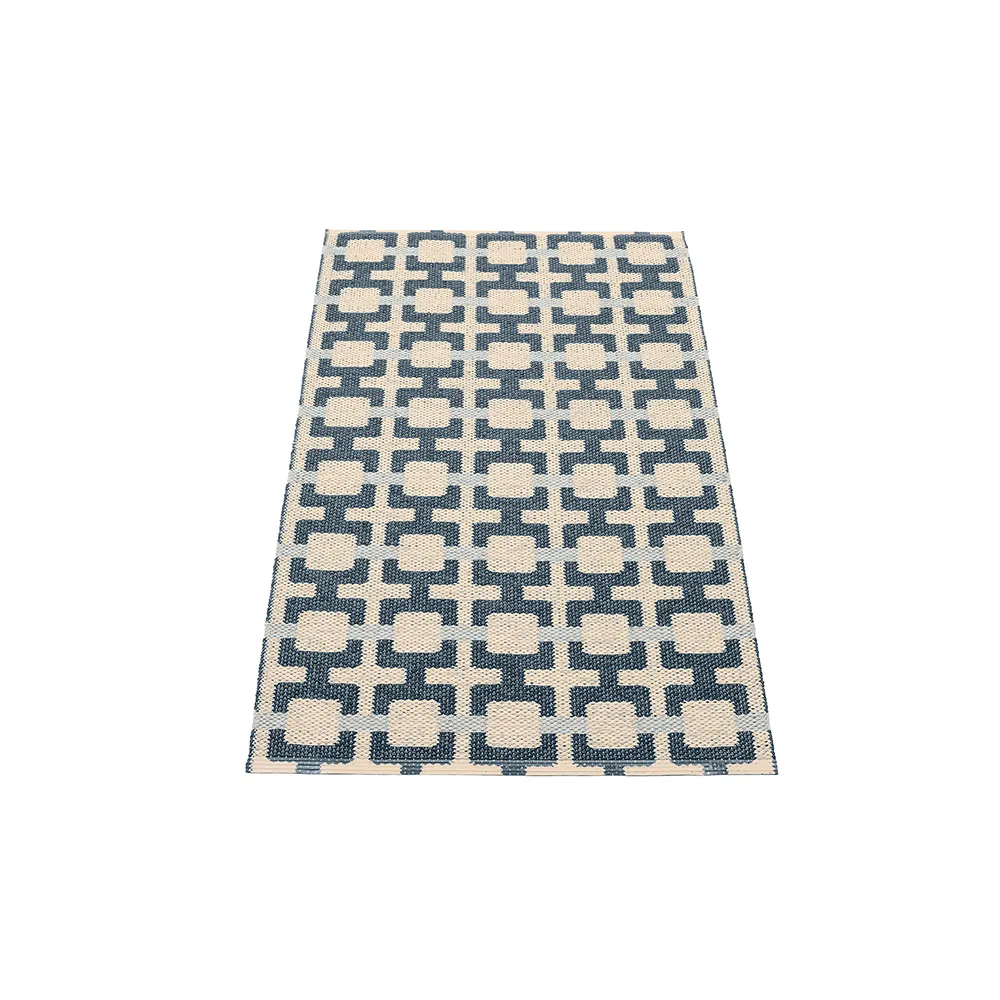 Pappelina, Tom matto Ocean Blue/Cream/Blue Fog 70 x 120 cm