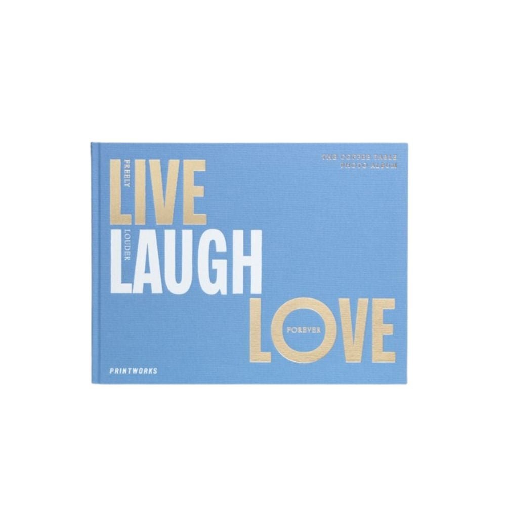 Printworks, Landscape Photo Album - Live Laugh Love