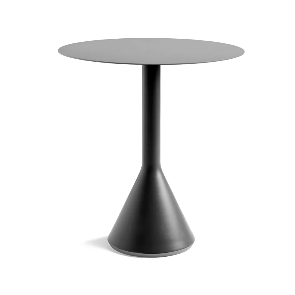 HAY Palissade Cone pyöreä kahvilapöytä Anthracite, ø70
