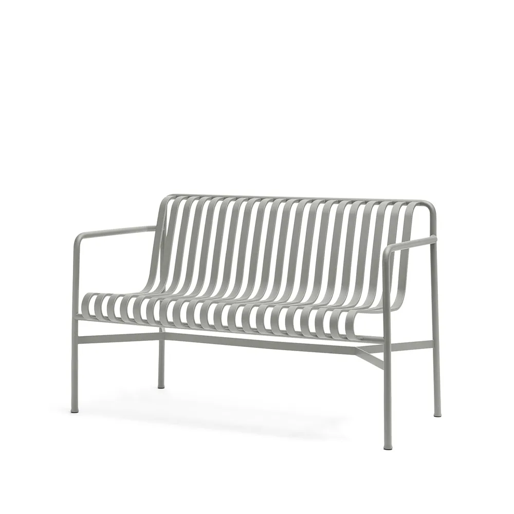 HAY Palissade Dining penkki käsinojilla Sky grey