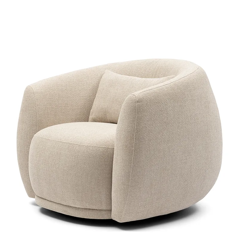 Riviera Maison, Pyörivä nojatuoli Leonardo Glossy Flax