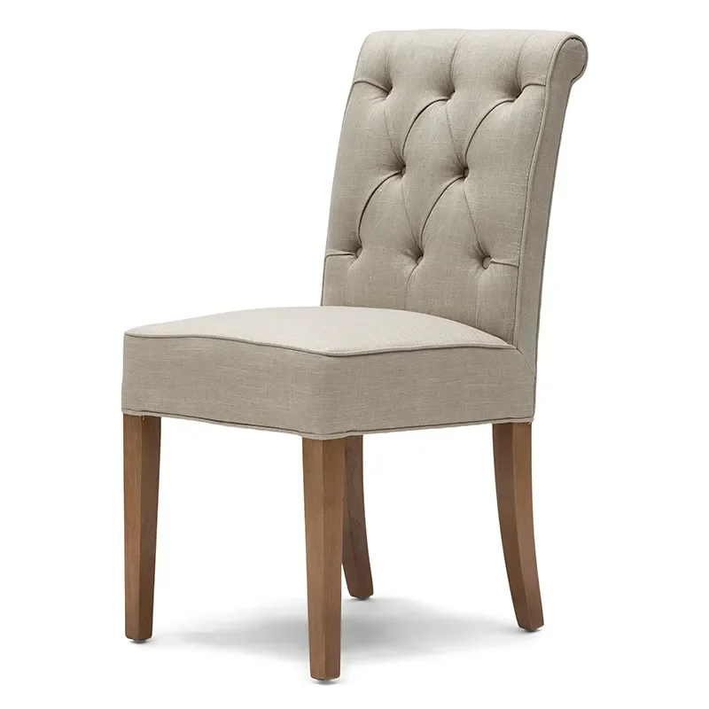 Riviera Maison, Hampton Classic ruokapöydän tuoli linen flax