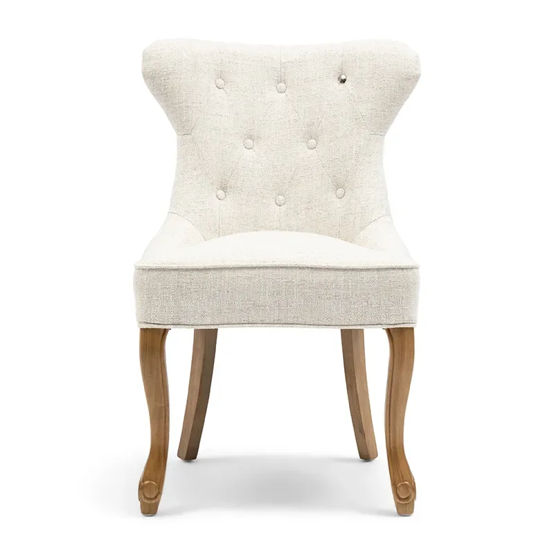 Riviera Maison, George ruokapöydän tuoli rich tweed antique white