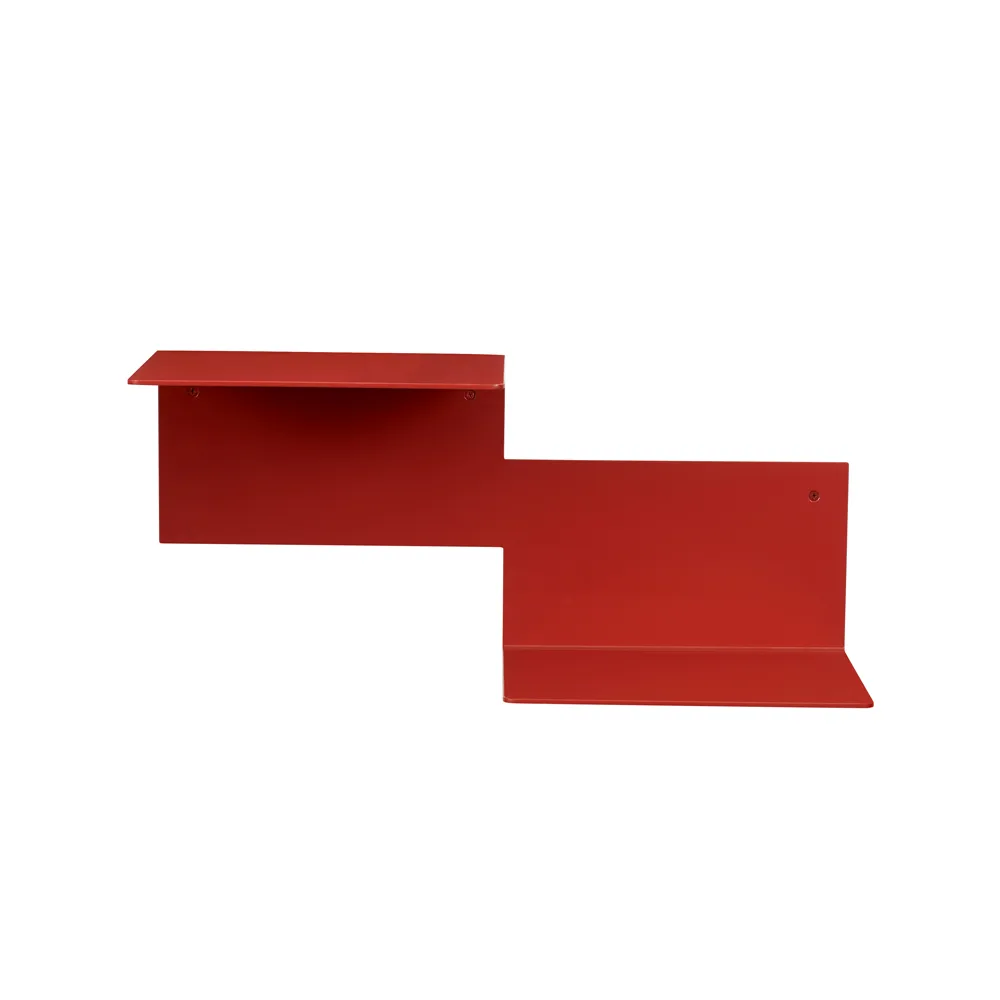 Warm Nordic Repeat hylly Rusty red, vasemmanpuoleinen