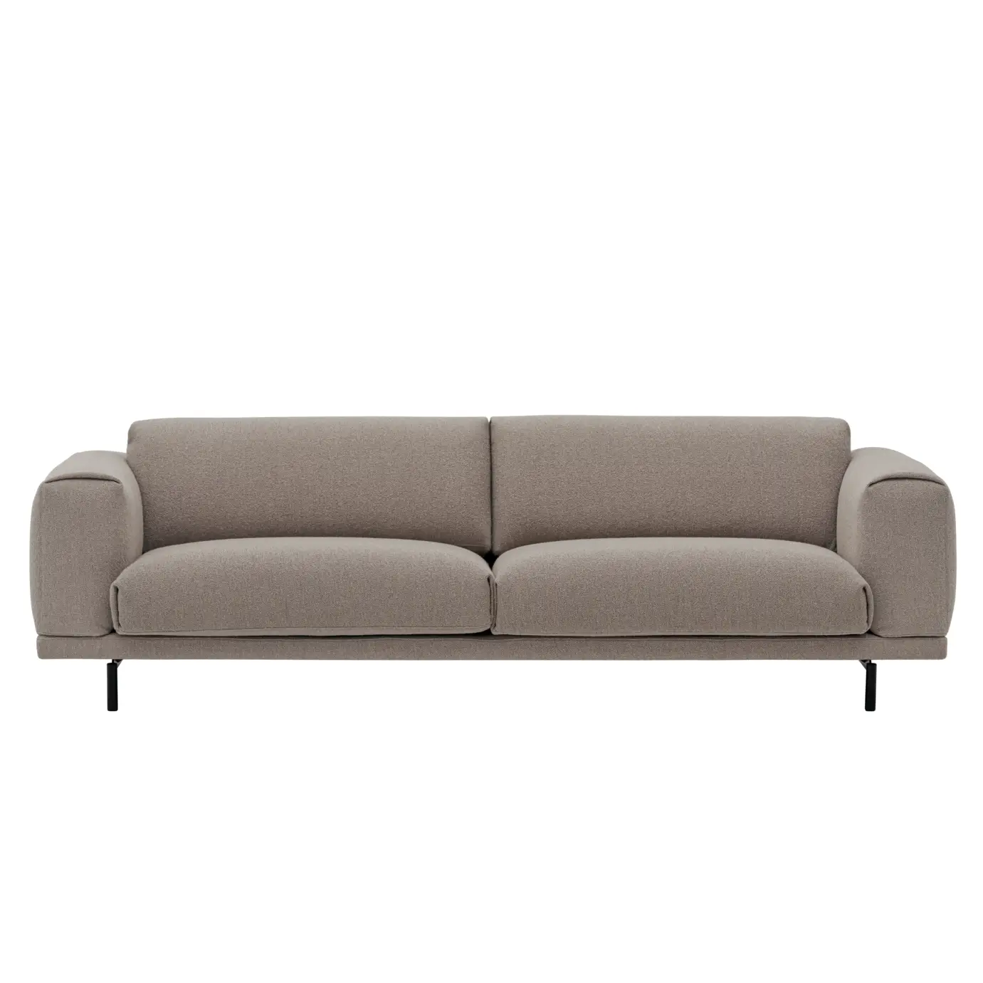 Muuto, Lepo-sohva 3-paikkainen metallijalusta Hearth 6/musta