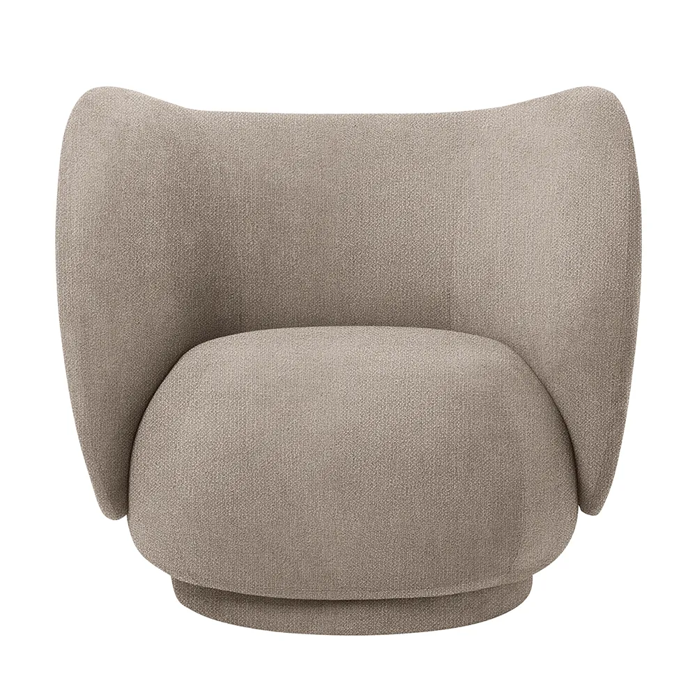 Ferm Living, Rico Lounge nojatuoli Boucle - Sand
