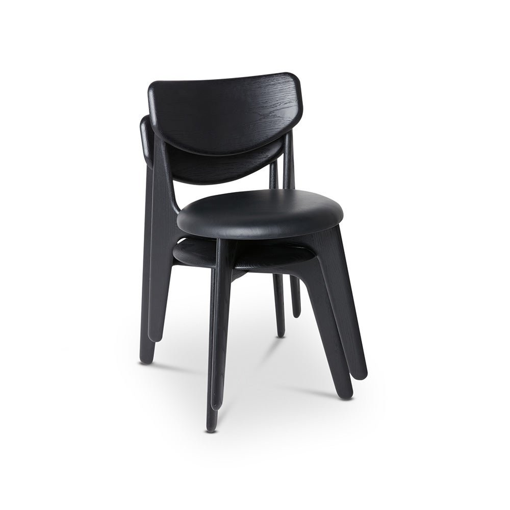 Tom Dixon, Slab ruokatuoli verhoiltu musta