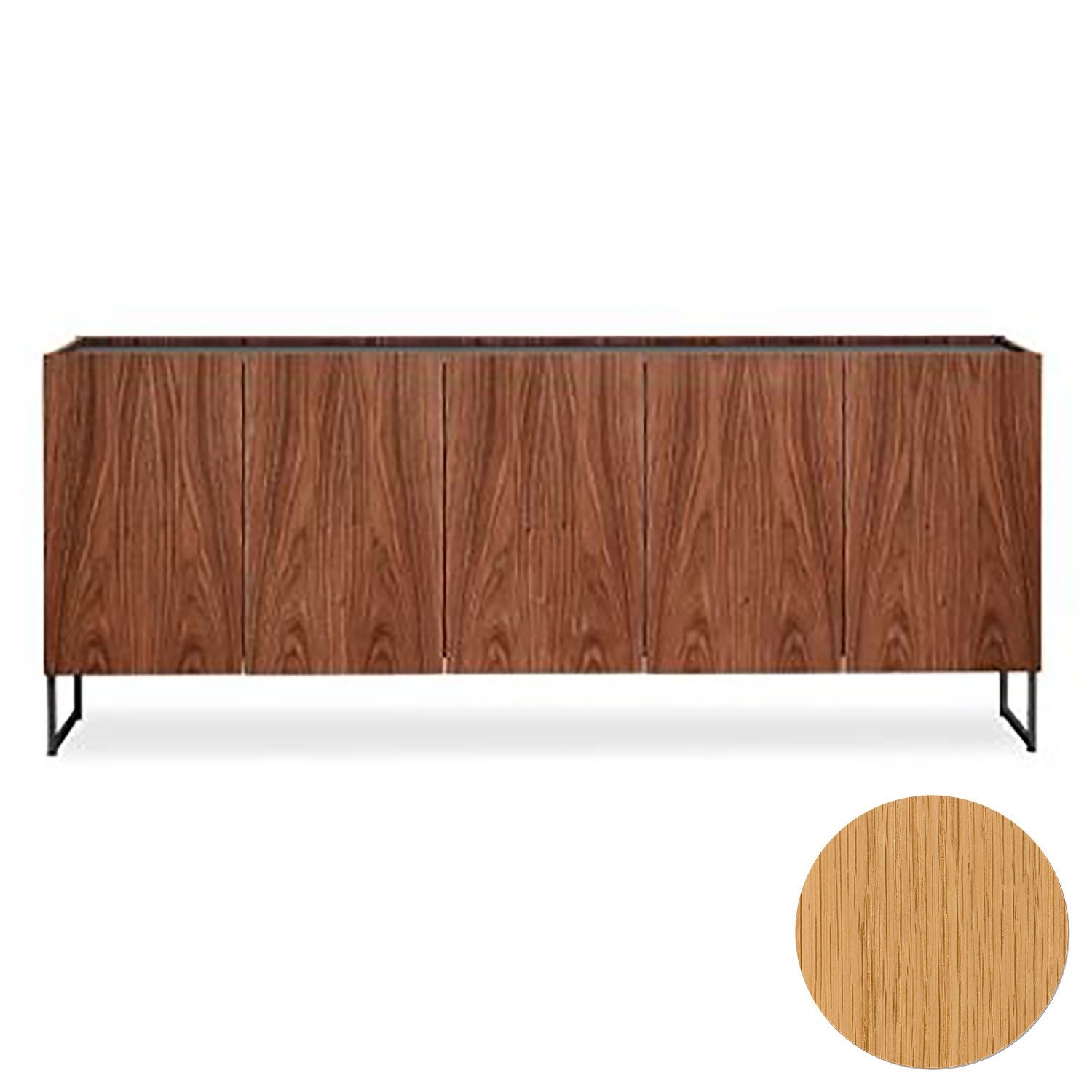 Skovby, Sm405 lipasto tammi luonnonöljy 211X43X68Cm