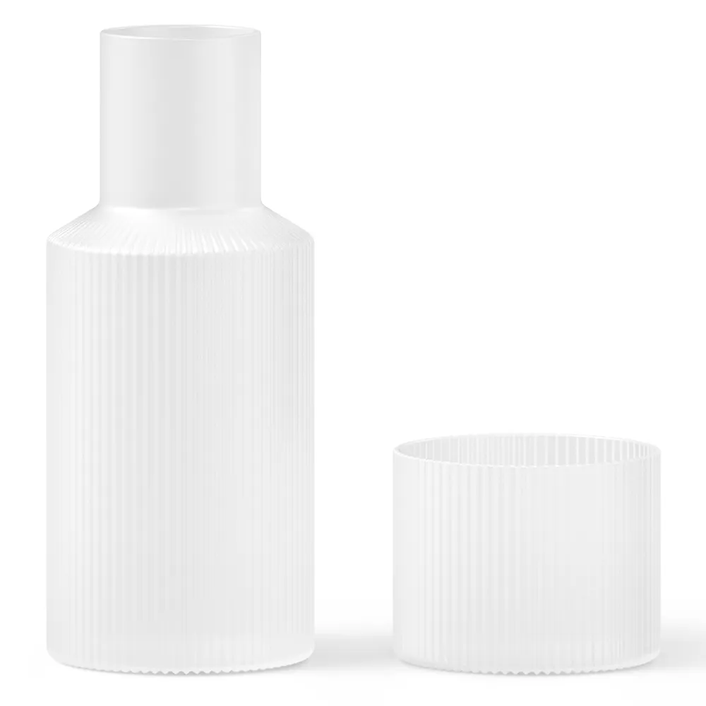 Ferm Living, Ripple Karahvi lasilla - Frosted