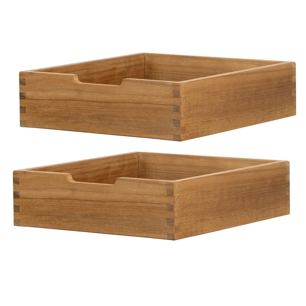 Cane-line, Tikkujen säilytyslaatikot 2 kpl Teak